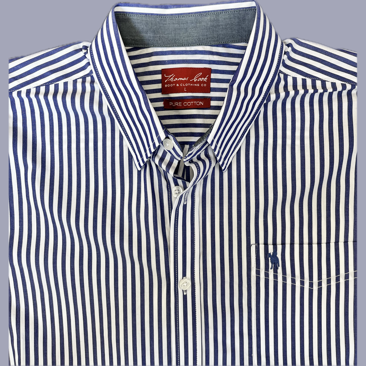 Thomas Cook Bengal Stripe Long Sleeve Shirt