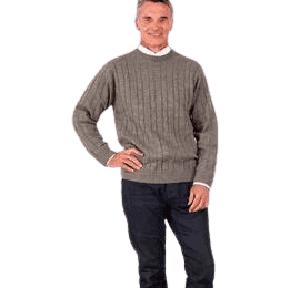 Ansett Crew Neck Jersey - Sable