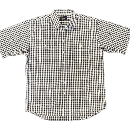 Bisley Short Sleeve Shirt - Olive/White