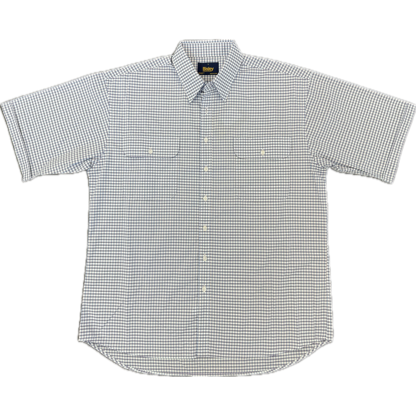 Bisley Short Sleeve Shirt - Dark Mauve/White