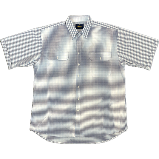 Bisley Short Sleeve Shirt - Dark Mauve/White