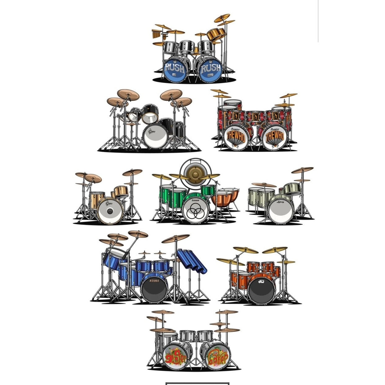 isthatso T Shirt - Famous Drum Kits