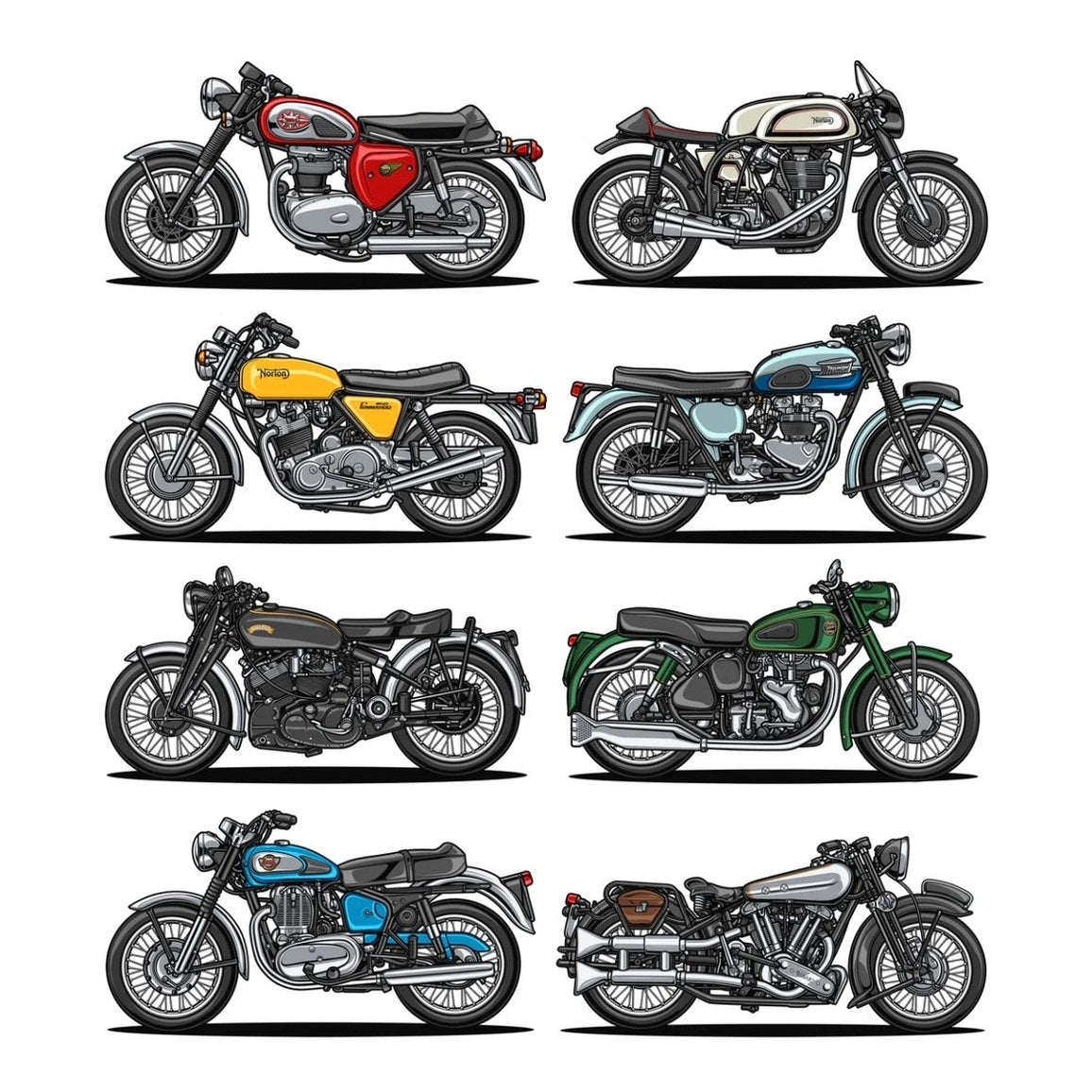 isthatso Tee Shirt - Vintage Motorcycles