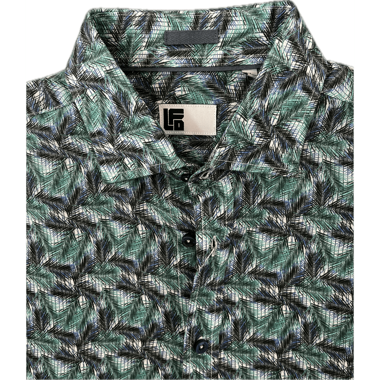 Lichfield Linen Long Sleeve Shirt - Palm Jade