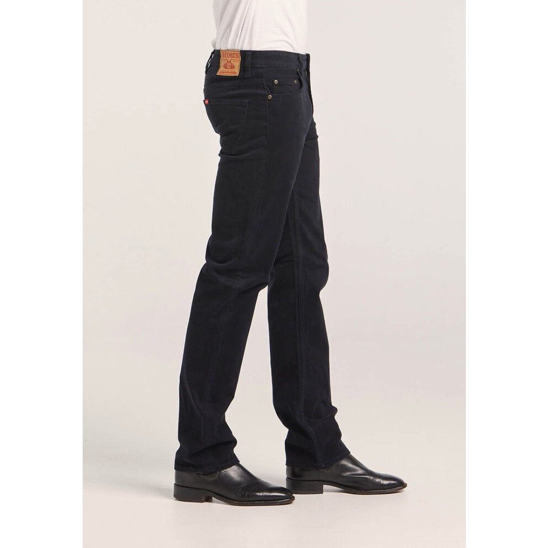 Lee Rider Stretch Moleskins - Navy (Regular Leg)