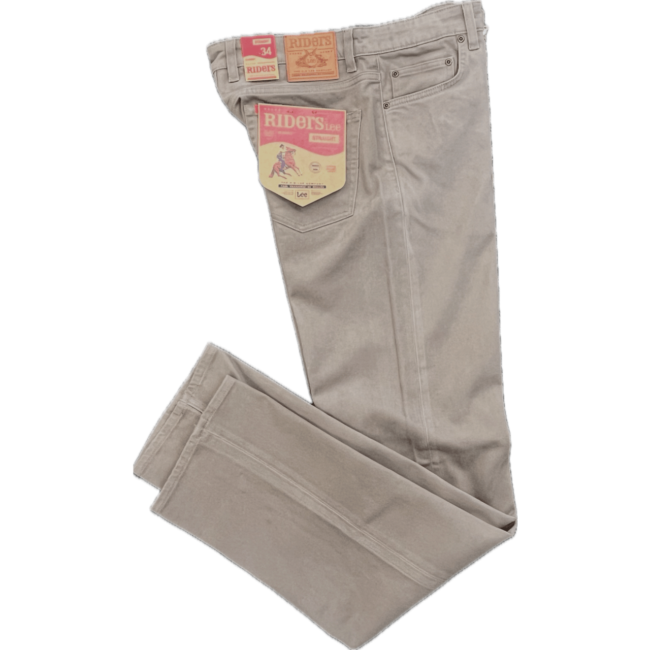 Lee Rider Stretch Moleskins - Moss (Regular Leg)