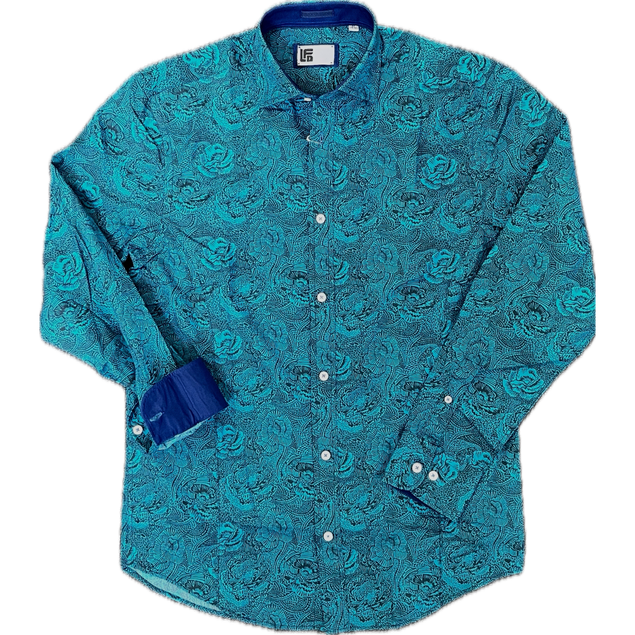 LFD Fashion Shirt - Jade/Navy