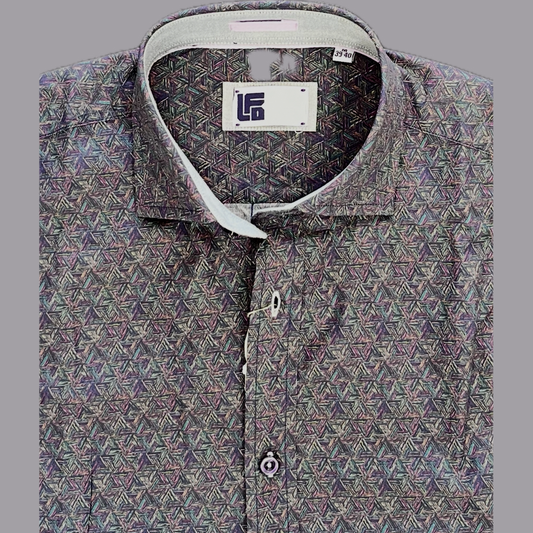 LFD Fashion Shirt - Purple/Grey