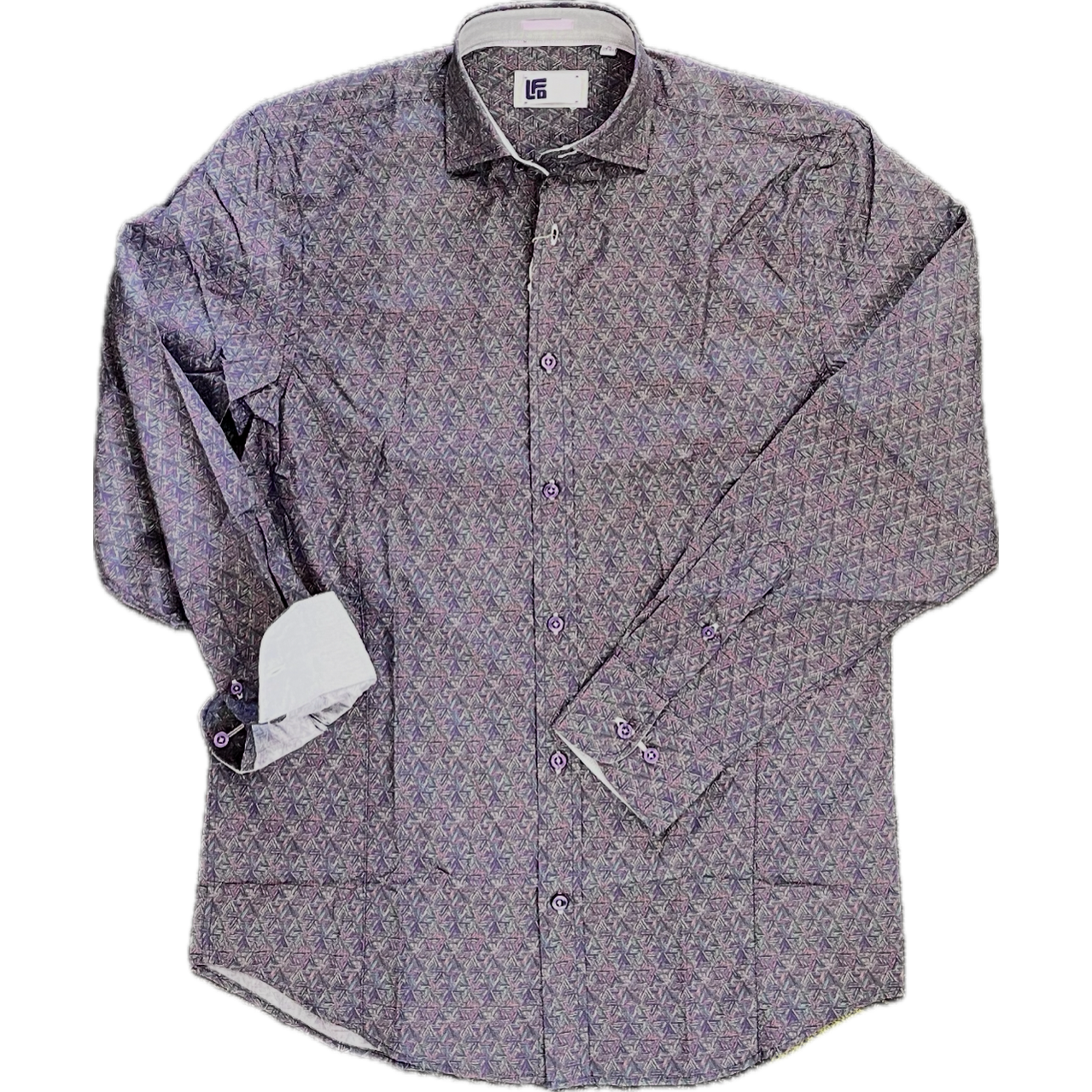 LFD Fashion Shirt - Purple/Grey