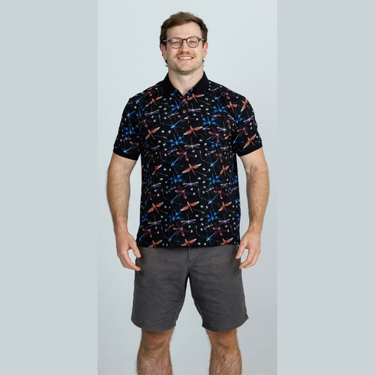 Lifestyle Knit Polo Shirt - Dragonfly
