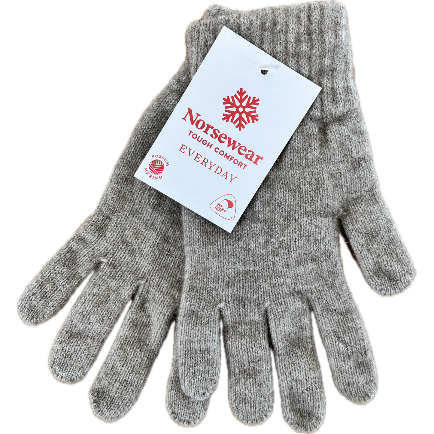 'Norsewear' Possum Merino Gloves - Wheat