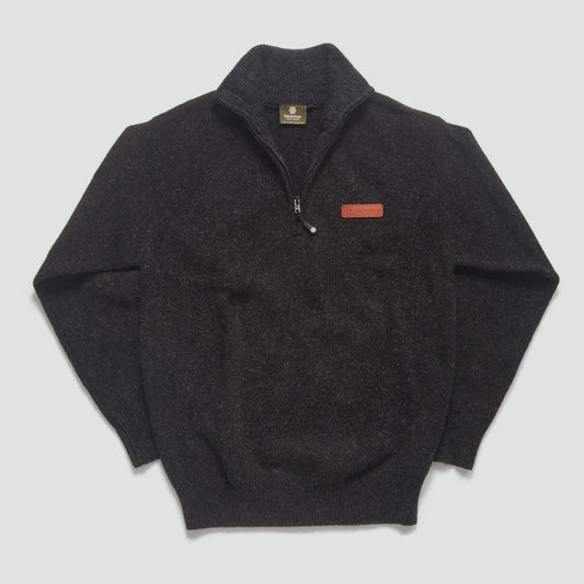 Norsewear Stockman 1/4 Zip Jersey - Charcoal