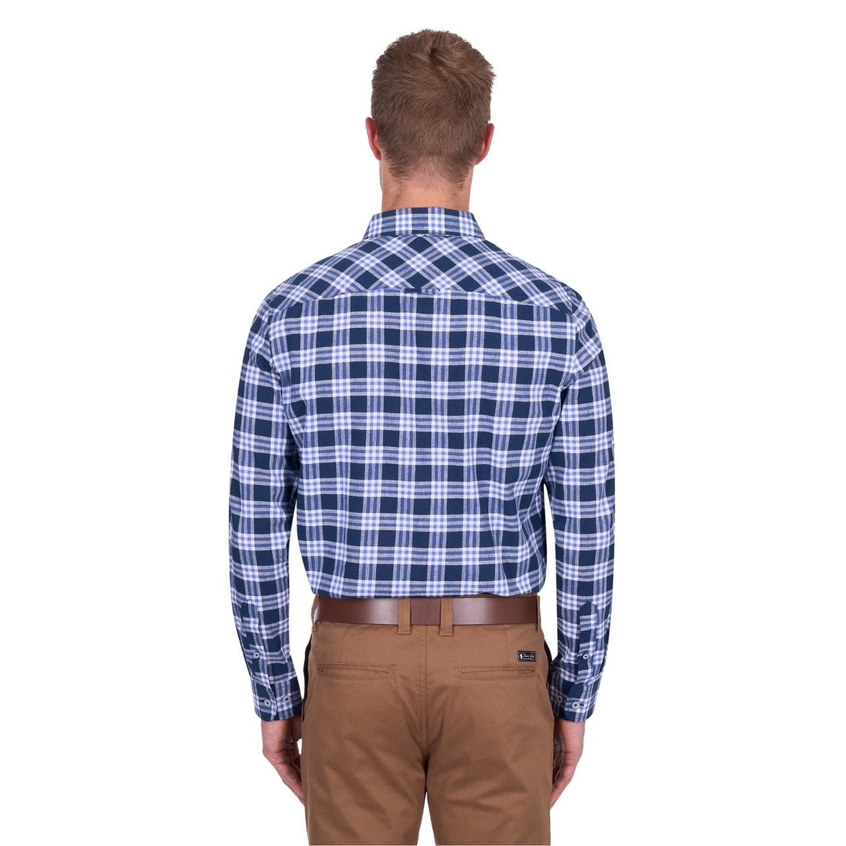 Thomas Cook Check Shirt - Navy/White