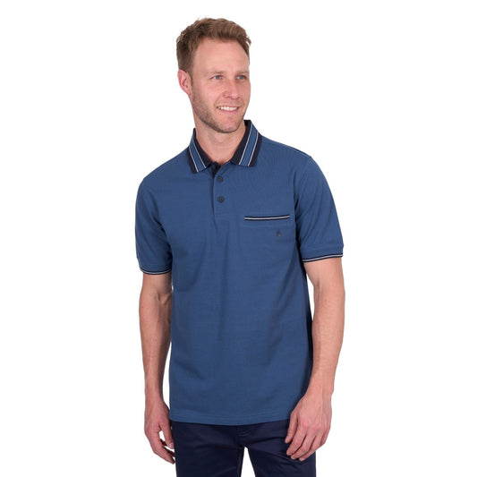 Thomas Cook Polo - Ocean Blue/Navy