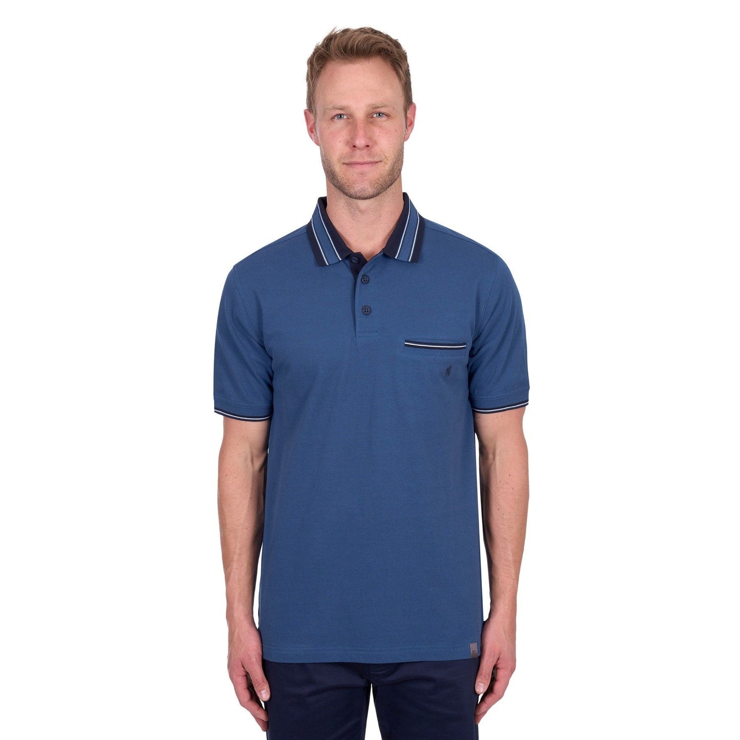 Thomas Cook Polo - Ocean Blue/Navy
