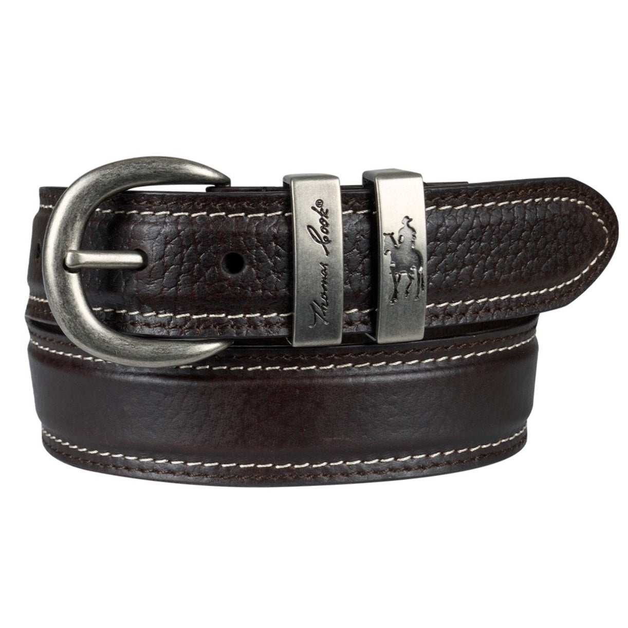 Thomas Cook Leather Belt - Dark Chocolate