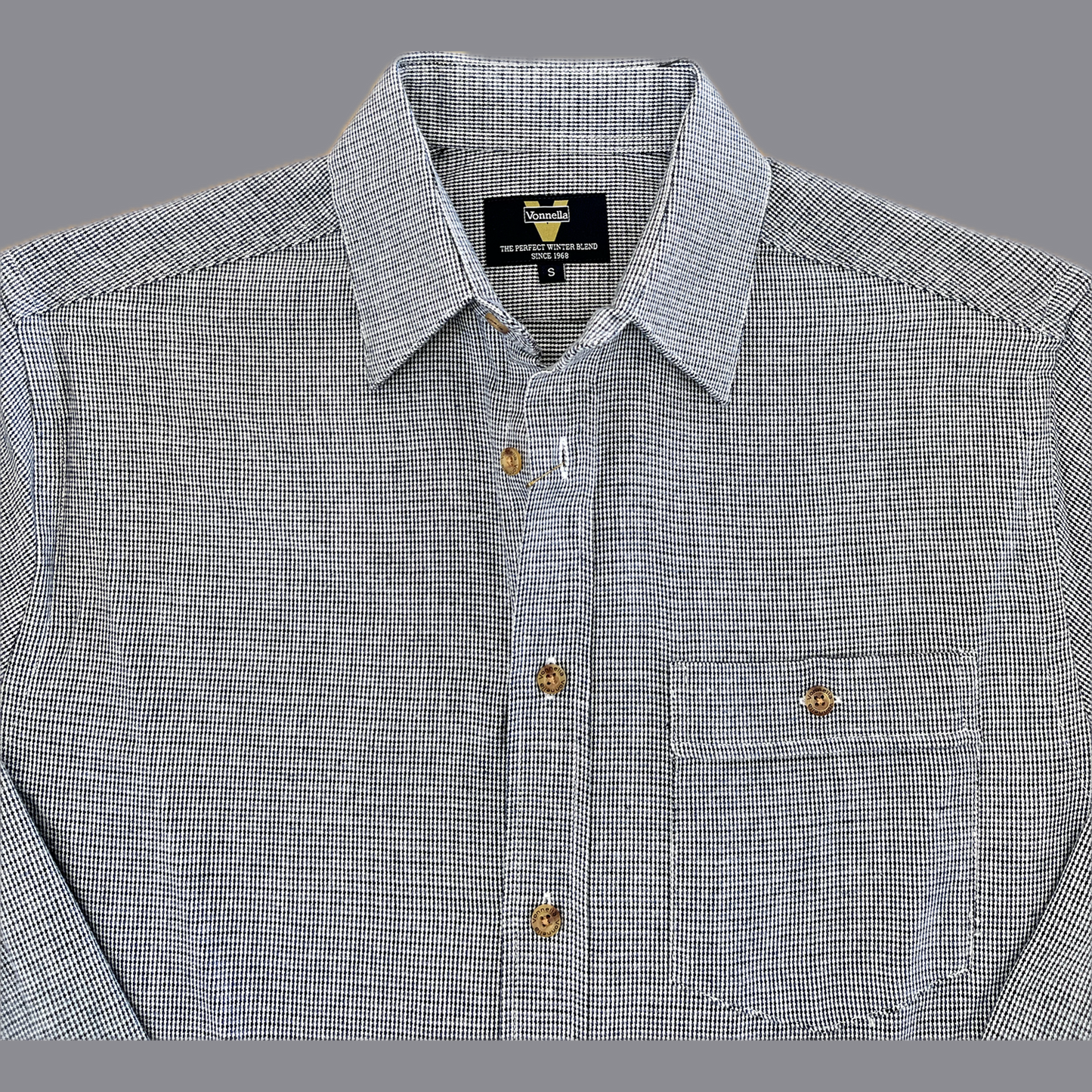 Vonnella Long Sleeve Shirt - Silver/Charcoal