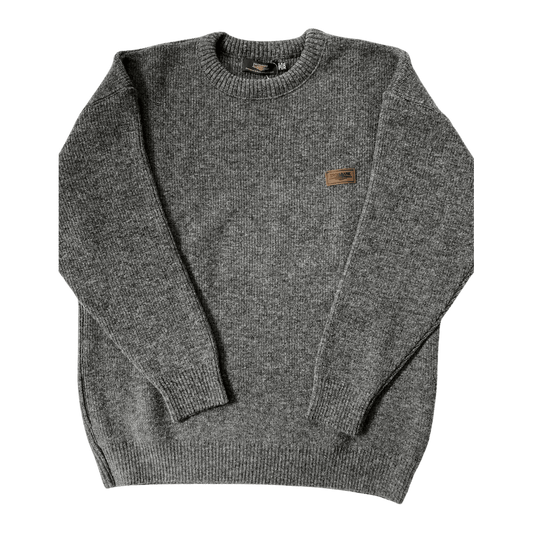 Ironbark Fisherman Rib Jersey - Silver Marle