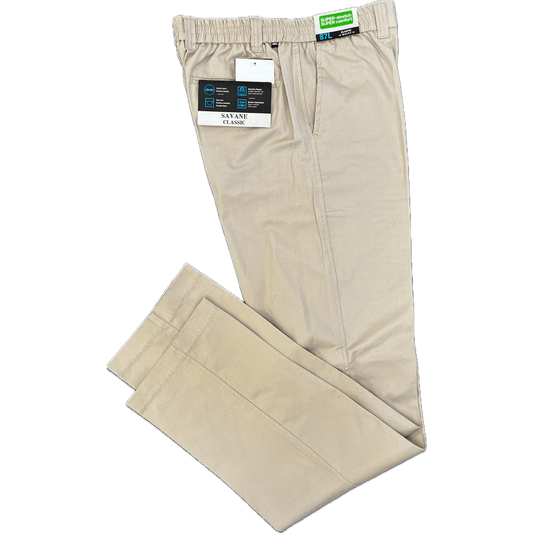 Savane Elastic Waist Pant - Fawn