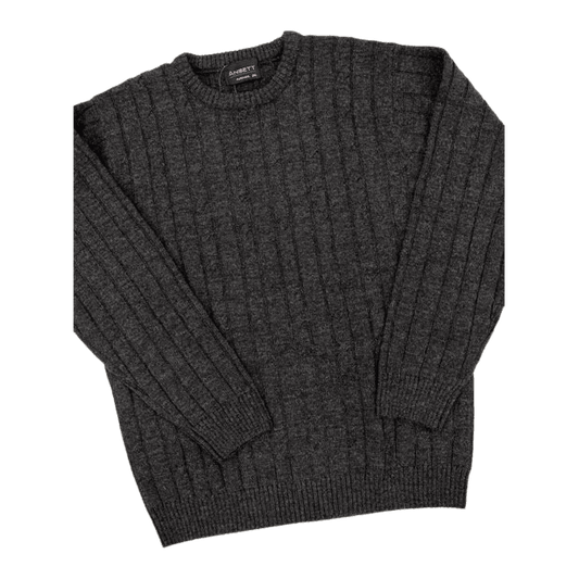 Ansett Crew Neck Jersey - Charcoal