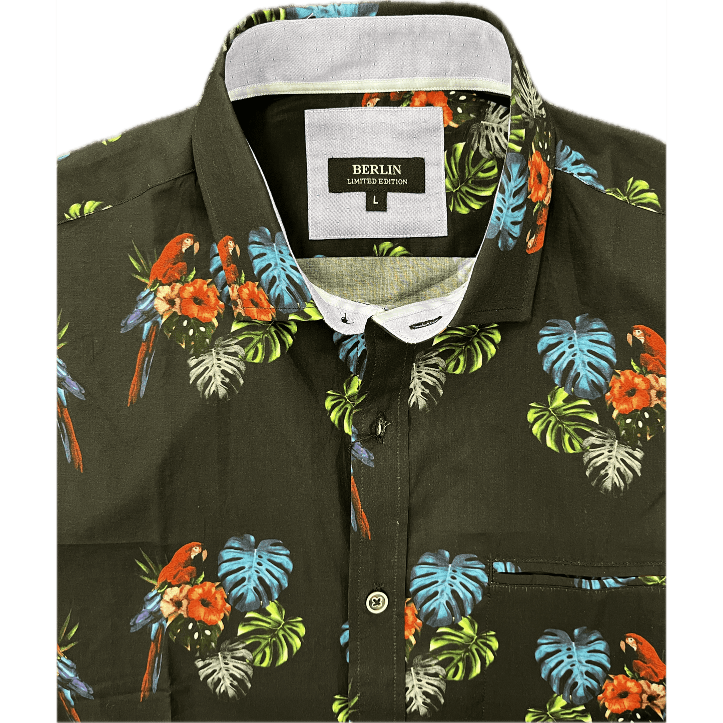 Berlin Long Sleeve Shirt - Parrot