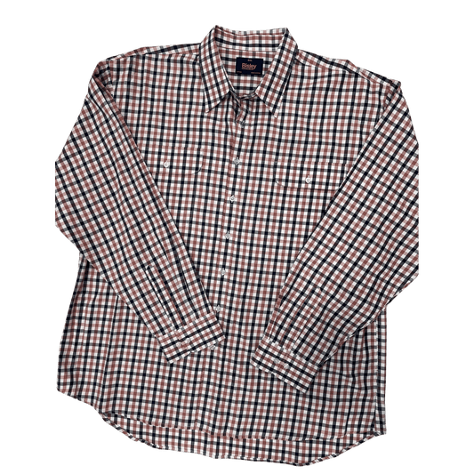 Bisley Long Sleeve Shirt - Medium Check Musk