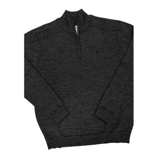 Blokes 1/4 Zip Jersey - Charcoal