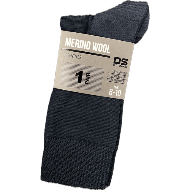 D.S Merino Blend Socks - Single Pair Navy