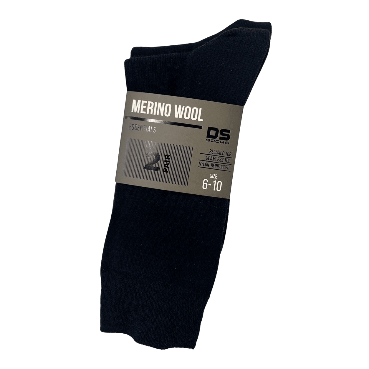 D.S Merino Blend Socks 2 Pair Pack - Navy