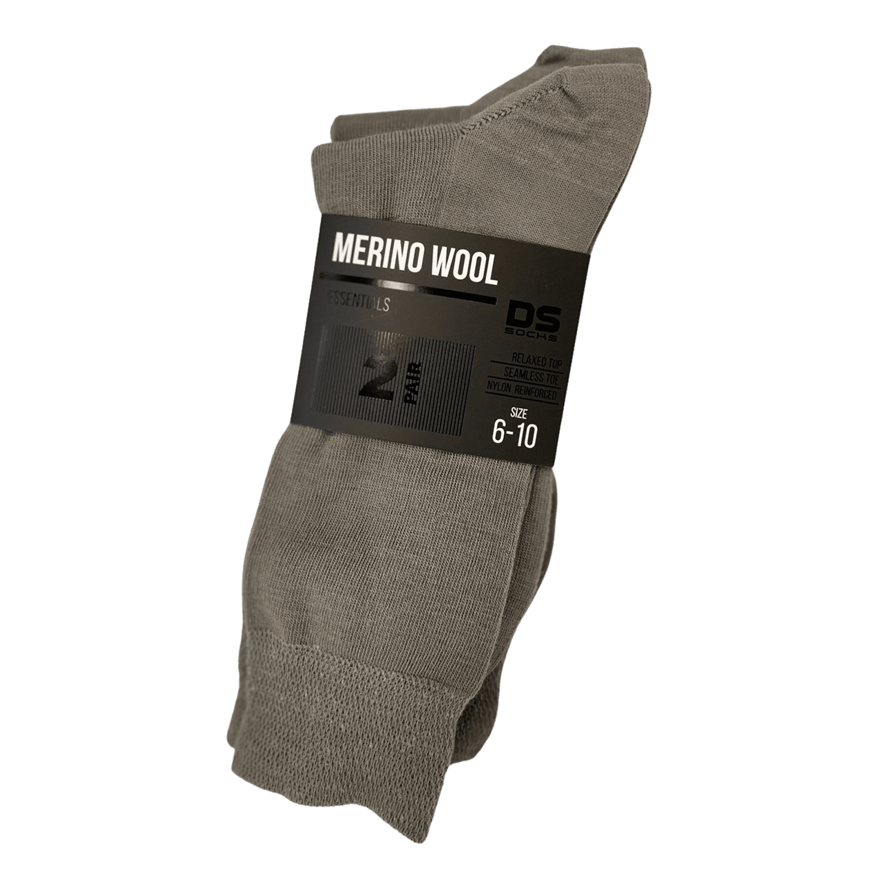 D.S Merino Blend Socks 2 Pair Pack - Sandstone