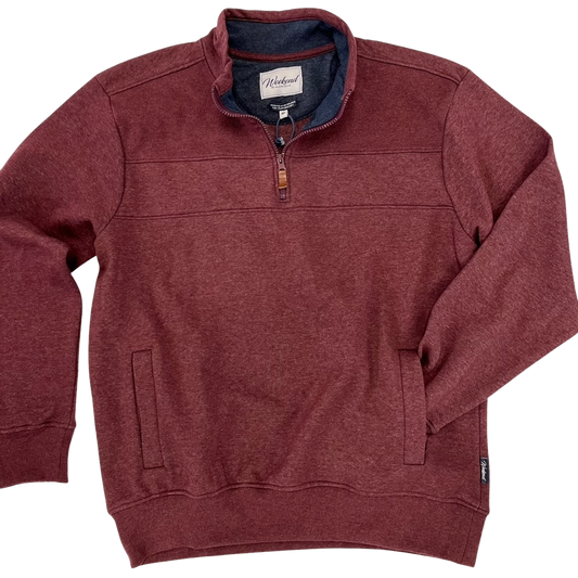 Weekend Sweatshirt - Burgundy Marle