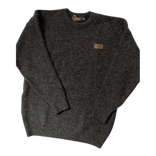 Ironbark Fisherman Rib Jersey - Charcoal