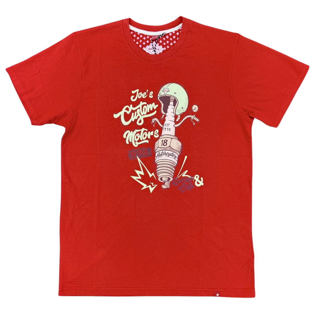 Joe Brown's Tee Shirt - Red Spark Plug