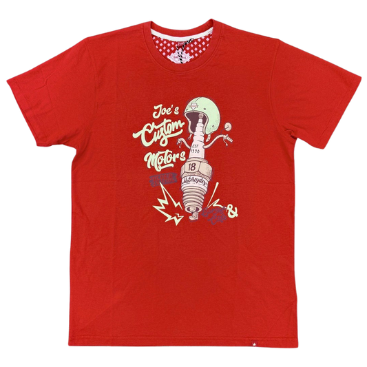 Joe Brown's Tee Shirt - Red Spark Plug