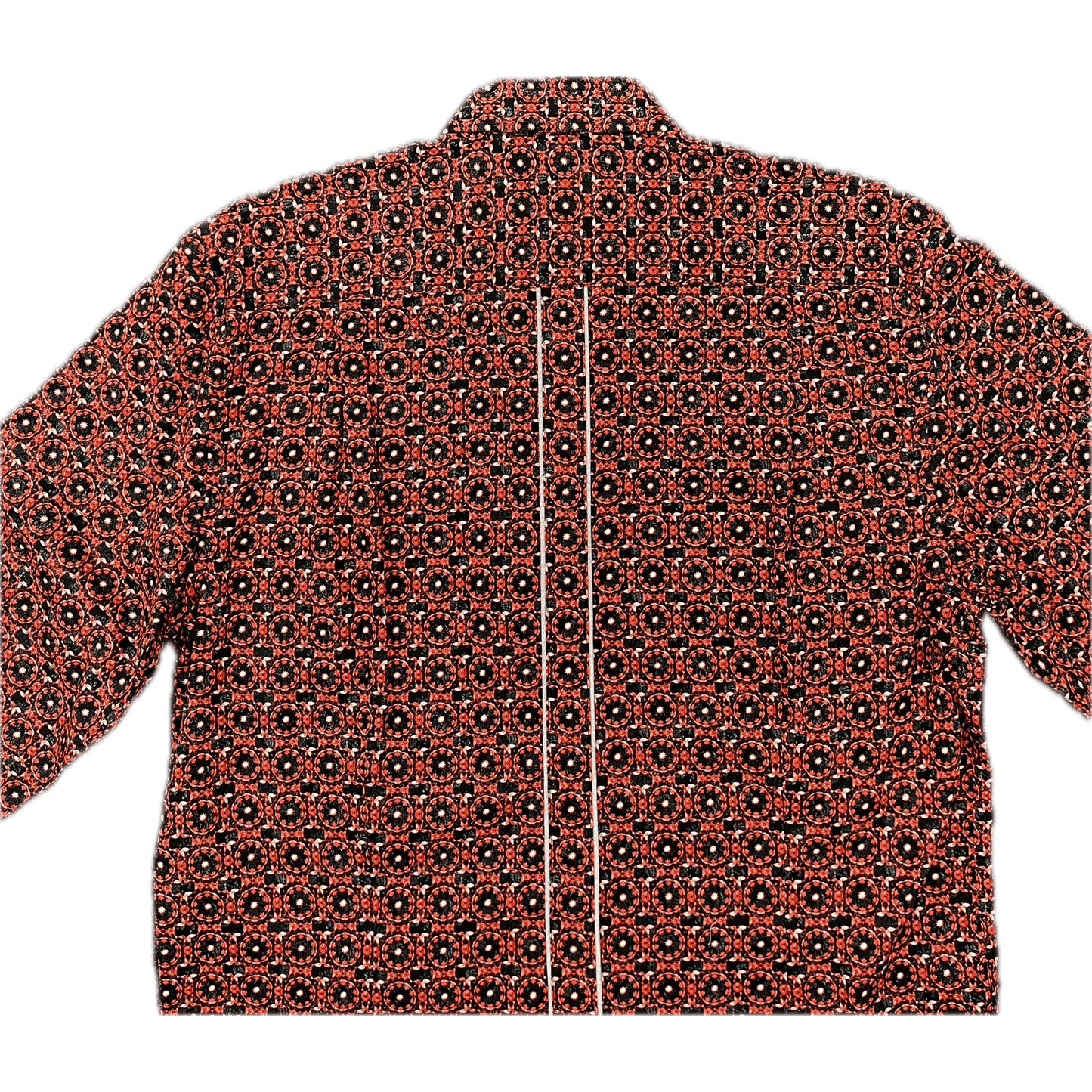 Lichfield Long Sleeve Shirt - Crimson/Grey