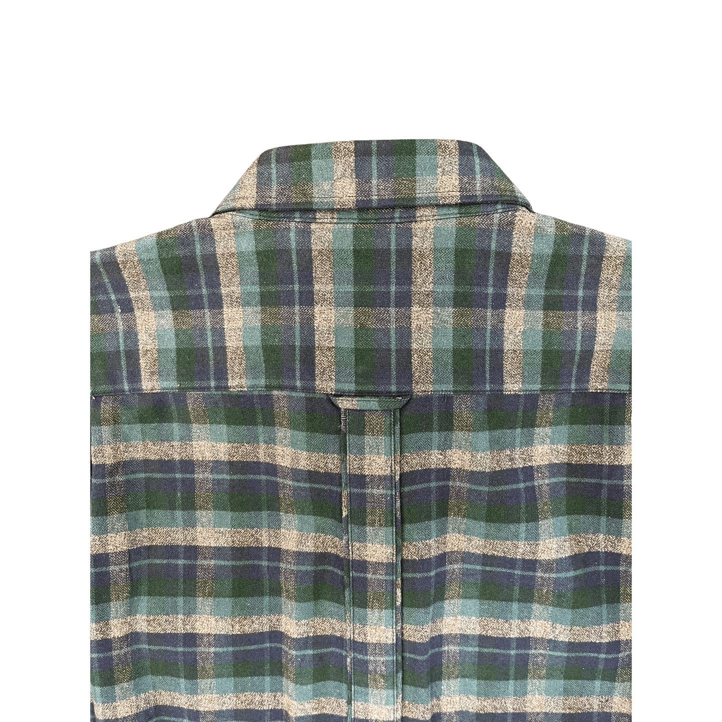 Lichfield Long Sleeve Shirt - Grey/Green Large Check