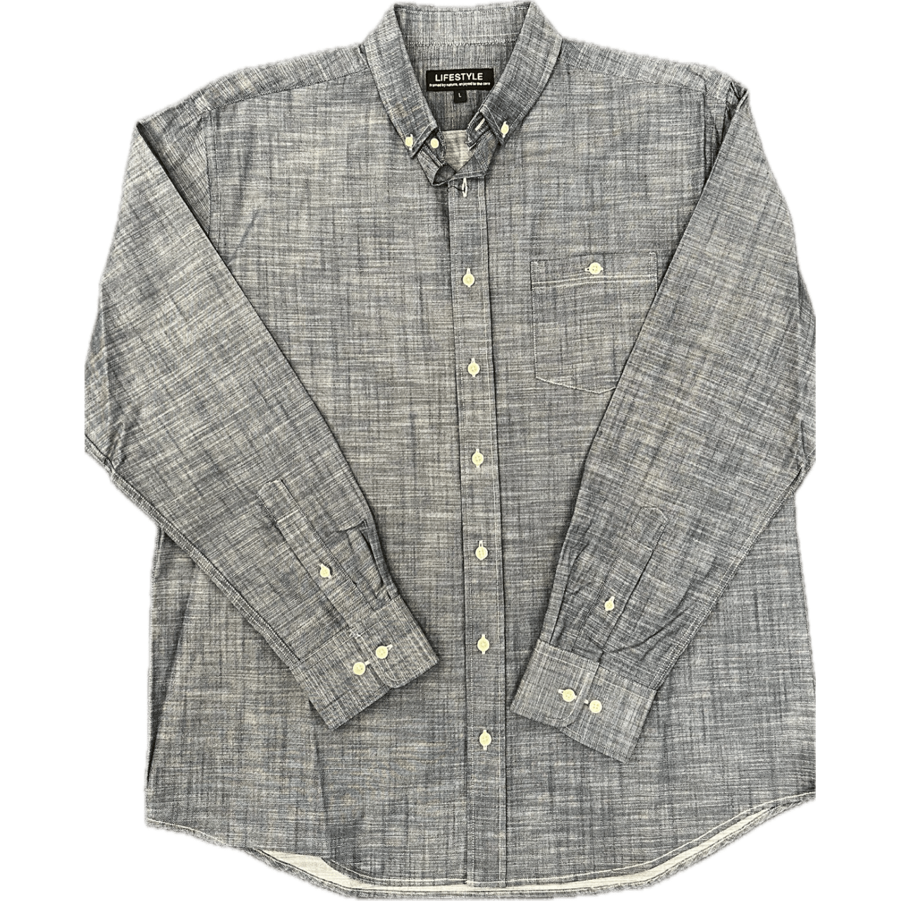 Lichfield Lifestyle Long Sleeve Shirt -Denim