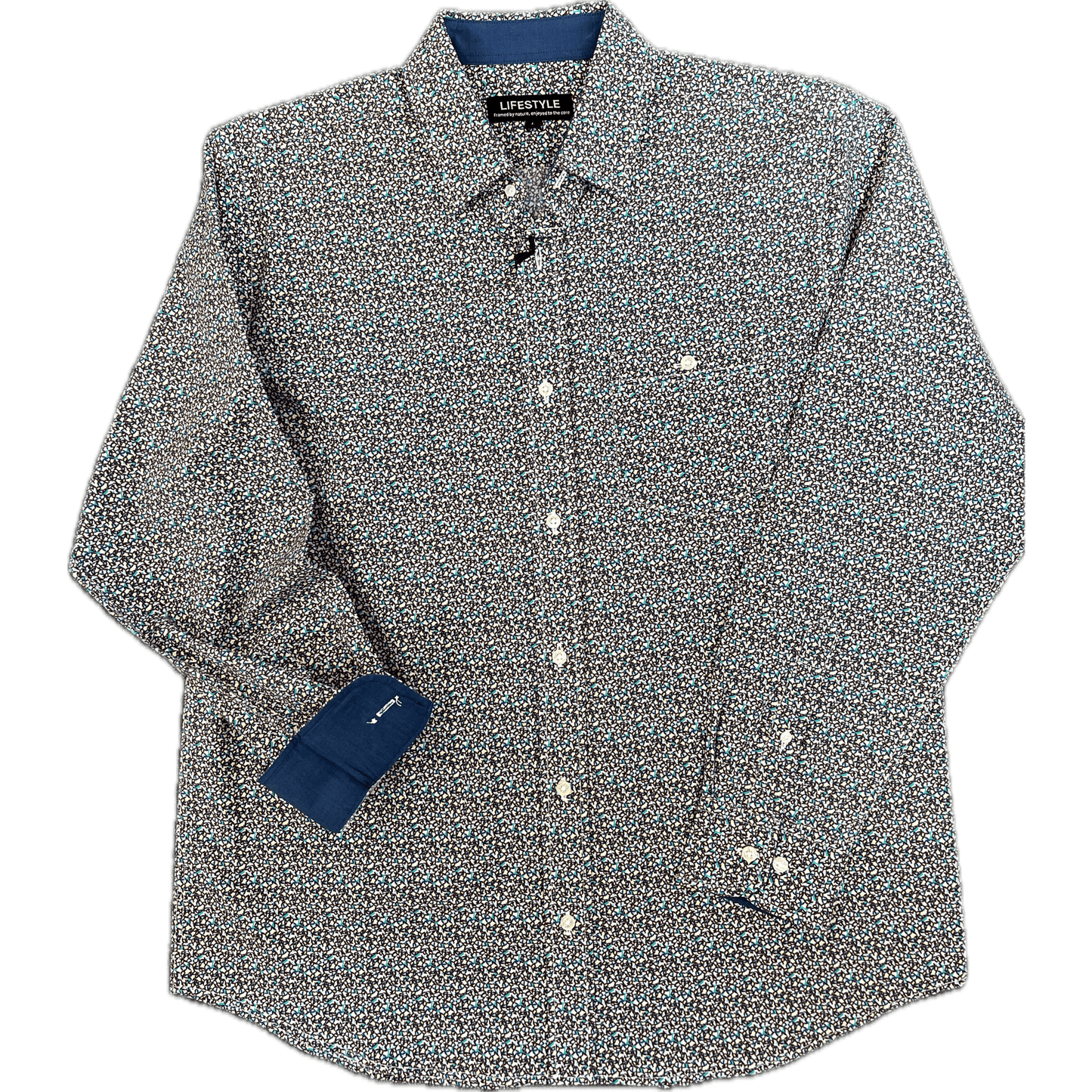 Lichfield Lifestyle Long Sleeve Shirt - Grape Squiggle