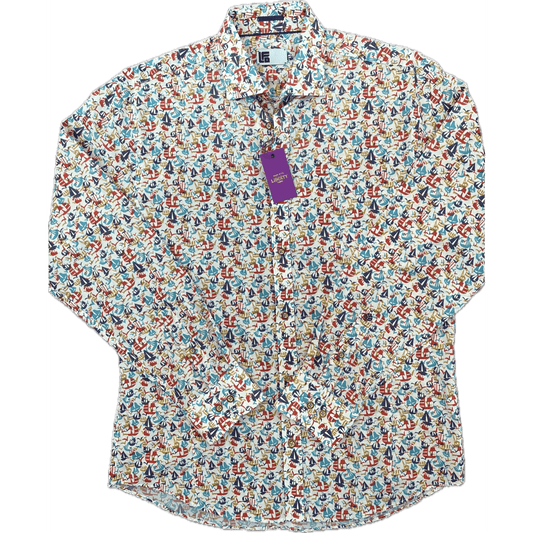 Lichfield Liberty Long Sleeve Shirt - Yacht Print