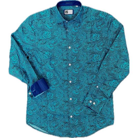 LFD Fashion Shirt - Jade/Navy