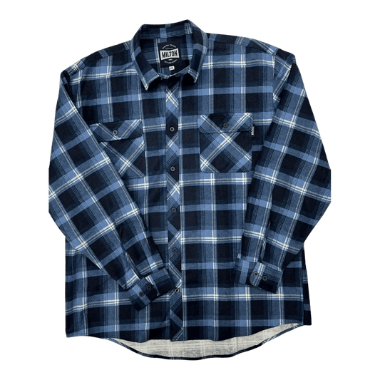 Milton Flanelette Long Sleeve Shirt - Denim