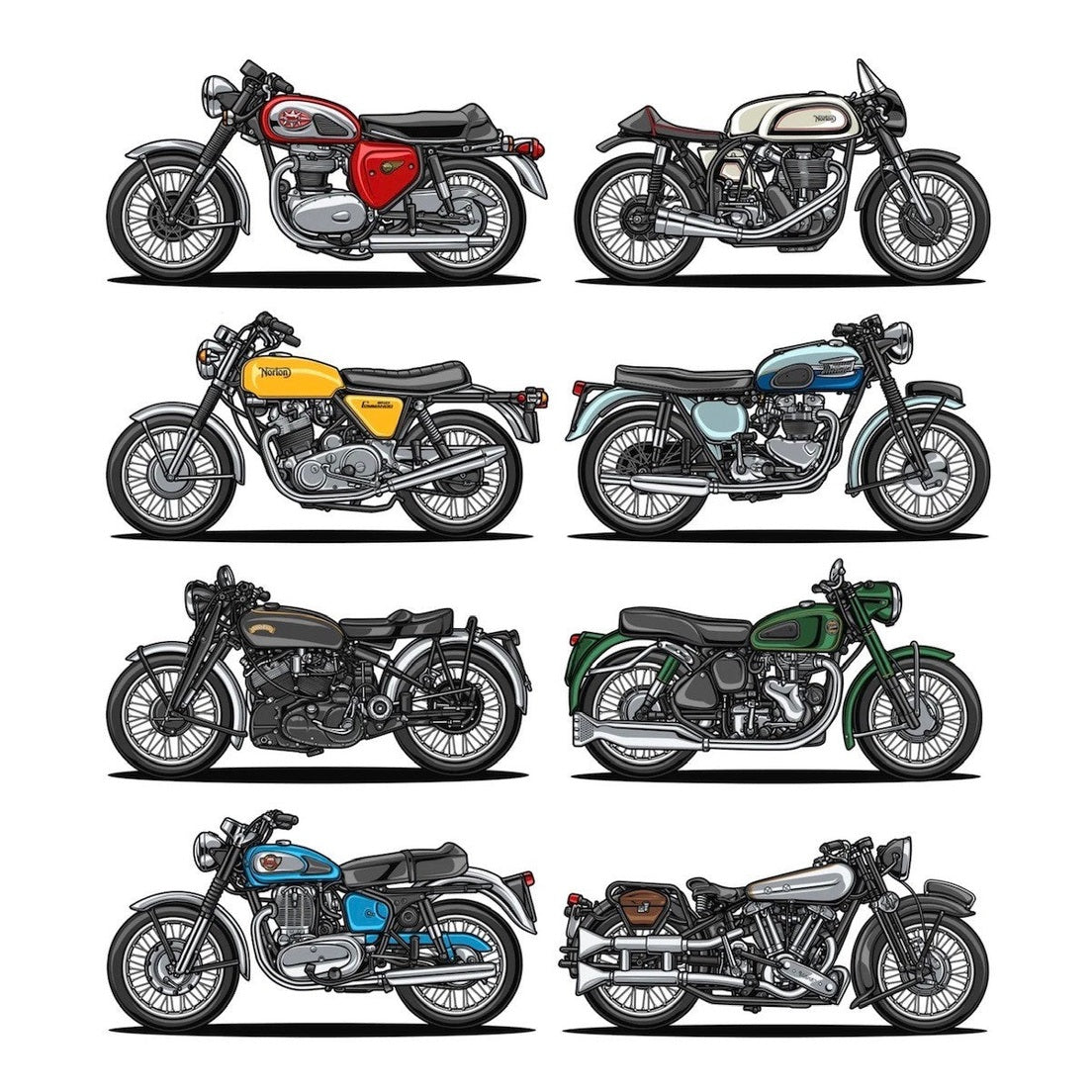 isthatso Tee Shirt - Vintage Motorcycles