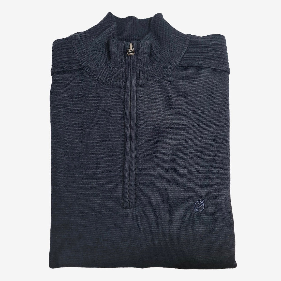Blokes 1/4 Zip Jersey - Bluestone