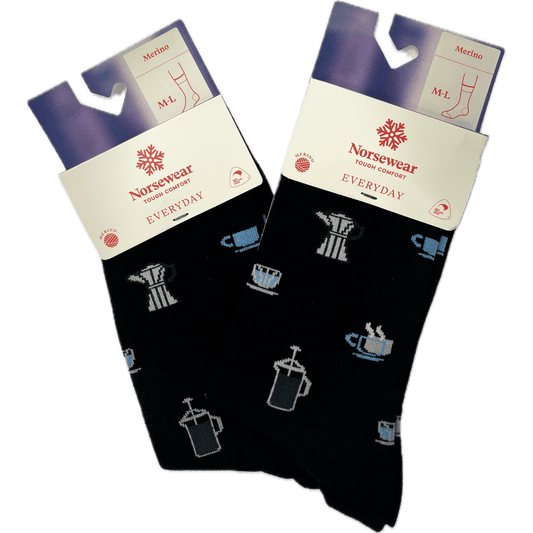 Norsewear Novelty Socks - Coffee