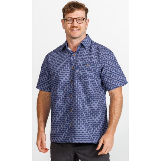 Portobello Road Short Sleeve Shirt - Geometric Square