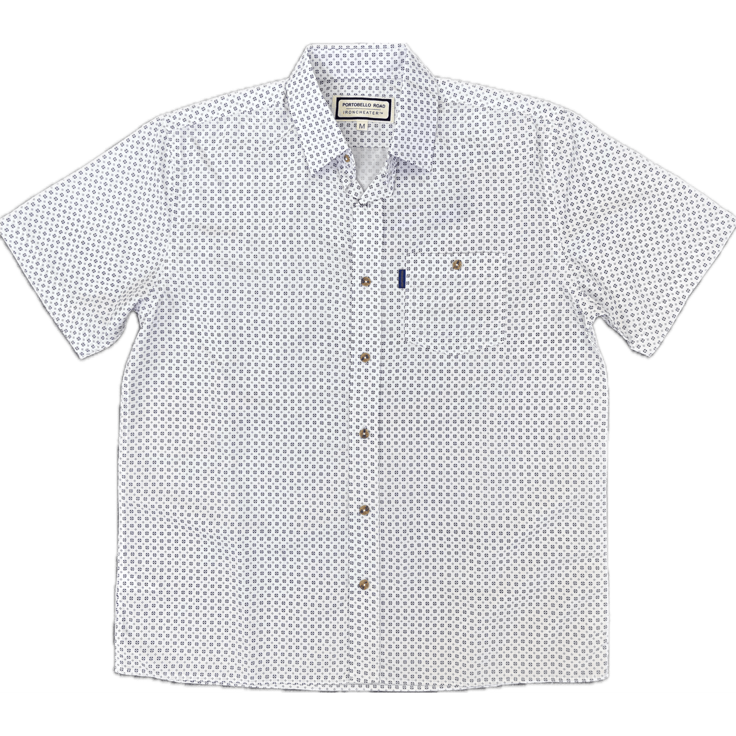 Portobello Road Short Sleeve Shirt - Small Dobby Print