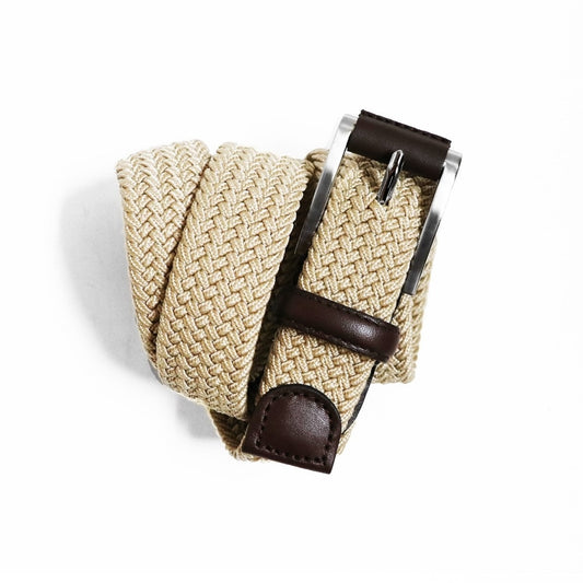 Parisian Stretch Belt - Beige