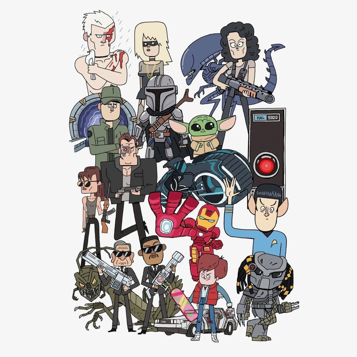 isthatso Tee Shirt - Science Fiction Characters
