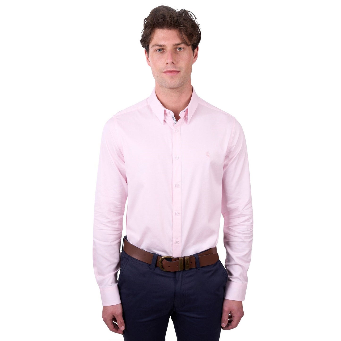 Thomas Cook 'Callum' Long Sleeve Shirt - Pink