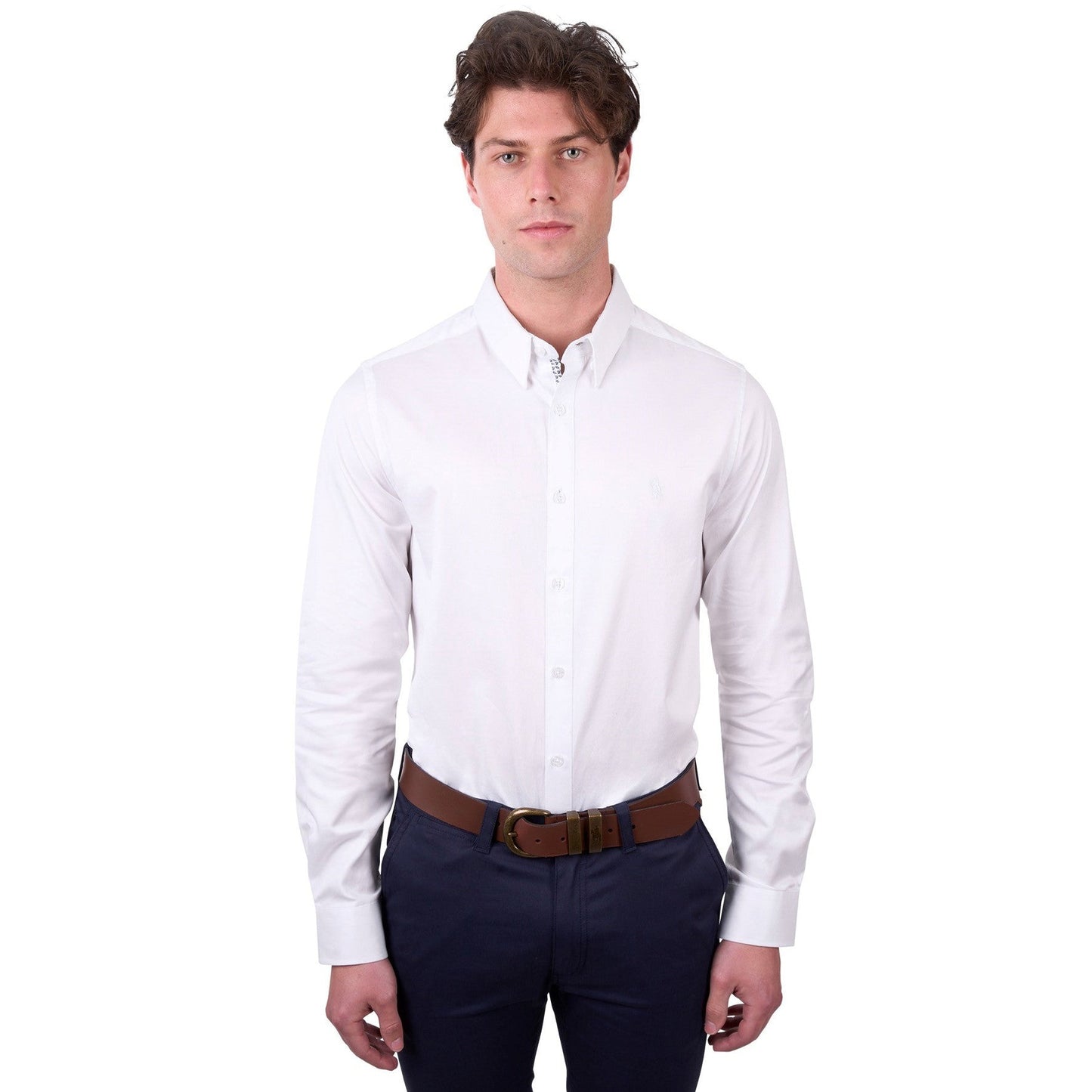 Thomas Cook 'Callum' Long Sleeve Shirt - White